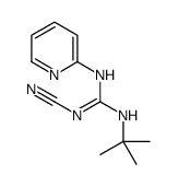 1-tert-Butyl-2-cyano-3-(2-pyridyl)guanidine Structure