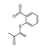 3-(2-nitrophenyl)sulfanylbut-3-en-2-one结构式