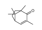 3,5,8,8-tetramethylbicyclo[3.2.1]oct-2-en-4-one Structure