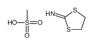1,3-dithiolan-2-imine,methanesulfonic acid结构式