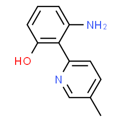 Phenol, 3-amino-2-(5-methyl-2-pyridinyl)- (9CI) Structure