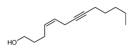 (E)-tridec-4-en-7-yn-1-ol Structure