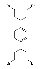 1,4-bis(1,5-dibromopentan-3-yl)benzene结构式