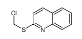 2-(chloromethylsulfanyl)quinoline Structure