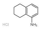 1-Naphthalenamine,5,6,7,8-tetrahydro-, hydrochloride (1:1) Structure