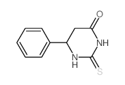 6-phenyl-2-sulfanylidene-1,3-diazinan-4-one Structure