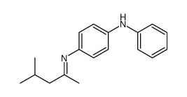 4-(4-methylpentan-2-ylideneamino)-N-phenylaniline结构式