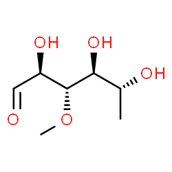 3-O-methyl-6-deoxy-D-talose Structure