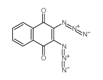 1,4-Naphthalenedione,2,3-diazido-结构式