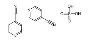 pyridine-4-carbonitrile,sulfuric acid结构式