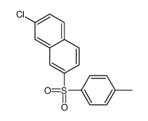 2-chloro-7-(4-methylphenyl)sulfonylnaphthalene Structure