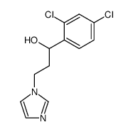 1-[3-hydroxy-3-(2,4-dichlorophenyl)propyl]imidazole结构式