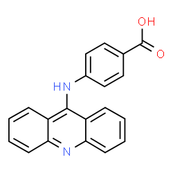 4-(吖啶-9-基氨基)苯甲酸结构式
