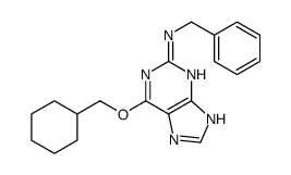 N-benzyl-6-(cyclohexylmethoxy)-7H-purin-2-amine Structure