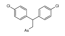 2,2-bis(4-chlorophenyl)ethylarsane Structure