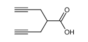 2-(prop-2-yn-1-yl)pent-4-ynoic acid Structure