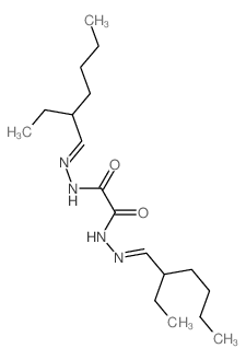 N,N-bis(2-ethylhexylideneamino)oxamide Structure