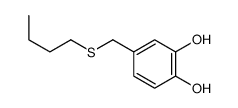 1,2-Benzenediol, 4-[(butylthio)methyl]- (9CI) Structure