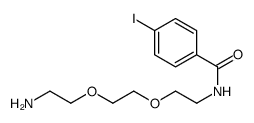 N-[2-[2-(2-aminoethoxy)ethoxy]ethyl]-4-iodobenzamide Structure