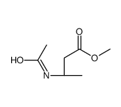 methyl (3S)-3-acetamidobutanoate结构式