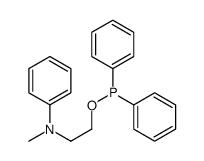 N-(2-diphenylphosphanyloxyethyl)-N-methylaniline结构式