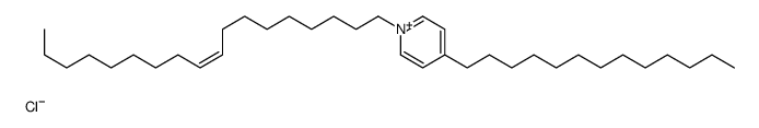 1-octadec-9-enyl-4-tridecylpyridin-1-ium,chloride Structure