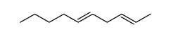 (2E,5E)-2,5-decadiene Structure