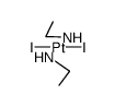 bis(ethylamino)platinum(IV) iodide Structure