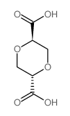 (2R,5S)-1,4-dioxane-2,5-dicarboxylic acid Structure