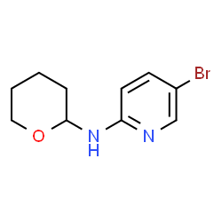 (5-bromopyridine-2-yl)(tetrahydropyran-2-yl)amine structure