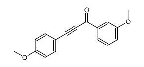 1-(3-methoxyphenyl)-3-(4-methoxyphenyl)prop-2-yn-1-one结构式