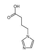 4-(1H-咪唑-1-基)丁酸结构式