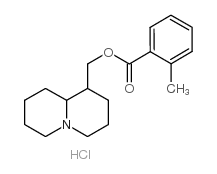 Lupinine o-methylbenzoicacid ester hydrochloride结构式