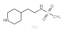 N-(2-PIPERIDIN-4-YL-ETHYL)-METHANESULFONAMIDE HYDROCHLORIDE structure