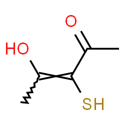 3-Penten-2-one, 4-hydroxy-3-mercapto- (5CI) structure