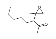 3-(2-methyloxiran-2-yl)octan-2-one Structure