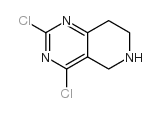 2,4-Dichloro-5,6,7,8-tetrahydropyrido[4,3-d]pyrimidine structure