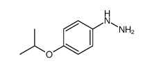 (4-ISOPROPOXY-PHENYL)-HYDRAZINE结构式