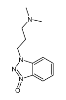 1H-Benzotriazole-1-propanamine, N,N-dimethyl-, 3-oxide Structure