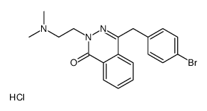 1(2H)-Phthalazinone, 4-(p-bromobenzyl)-2-(2-(dimethylamino)ethyl)-, hy drochloride picture