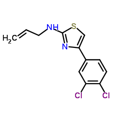 (4-(3,4-DICHLOROPHENYL)(2,5-THIAZOLYL))PROP-2-ENYLAMINE Structure