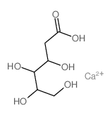 3,4,5,6-tetrahydroxyhexanoic acid结构式