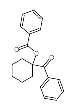 Methanone,[1-(benzoyloxy)cyclohexyl]phenyl-结构式