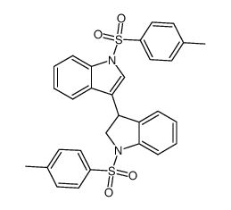 1-tosyl-3-(1-tosylindolin-3-yl)-1H-indole Structure
