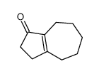 3,4,5,6,7,8-hexahydro-2H-azulen-1-one Structure