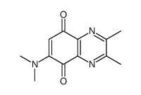 6-(dimethylamino)-2,3-dimethylquinoxaline-5,8-dione Structure