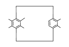 12,13,15,16,42,43-hexamethyl-1,4(1,4)-dibenzenacyclohexaphane结构式