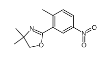 2-[(3-nitro-6-methyl)phenyl]-4,4-dimethyloxazoline结构式