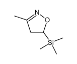 3-methyl-5-(trimethylsilyl)-4,5-dihydroisoxazole Structure