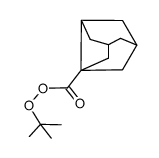 Noradamantan-3a-peroxycarbonsaeure-tert-butylester Structure